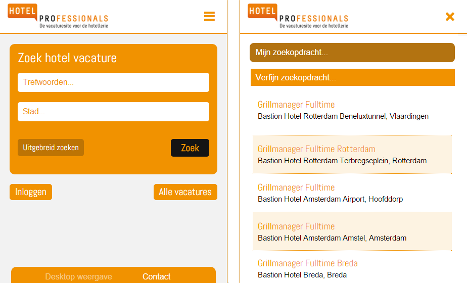 App ontwerp en interface - dMOTION | full stack development, Rotterdam